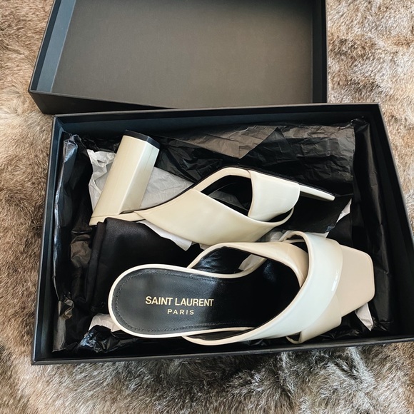 100% AUTHENTIC SAINT LAURENT HEELS - Picture 1 of 7